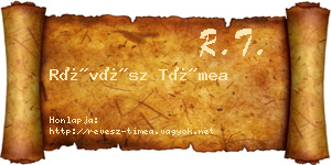 Révész Tímea névjegykártya